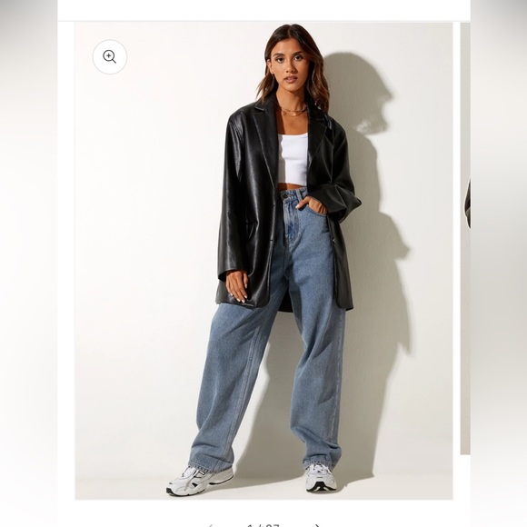 Real leather blazer - Picture 6 of 11